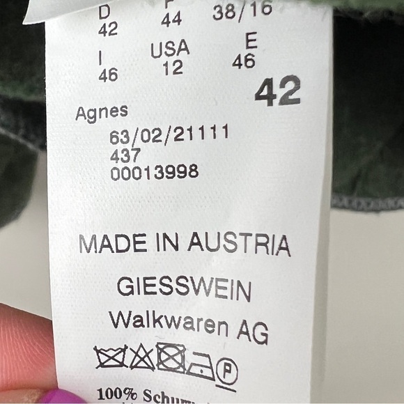 Giesswein Austria Wool Cardigan Sweater - Picture 6 of 7